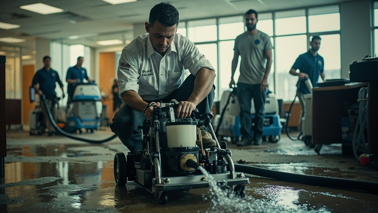 How A Plus Water Damage Restoration Kansas City Executes Commercial Water Mitigation