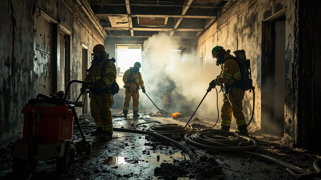 How Professional Commercial Fire Damage Restoration Works