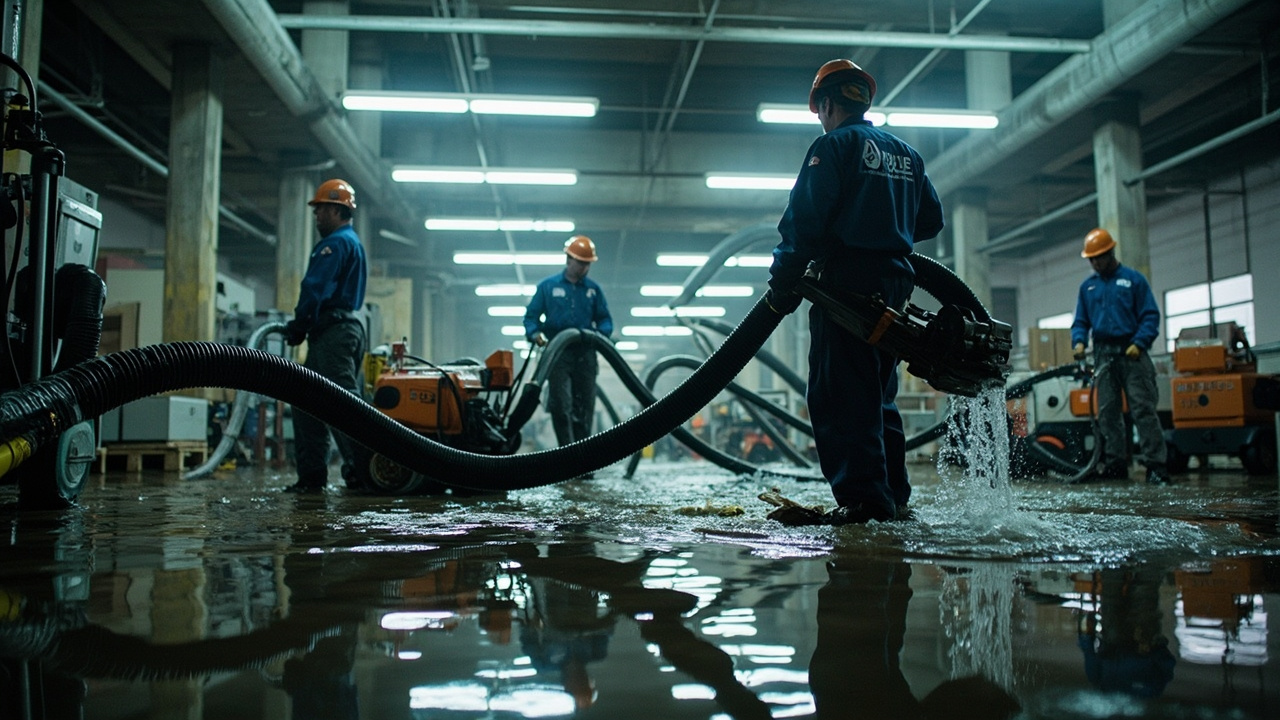 How Commercial Water Removal Differs From Residential Response
