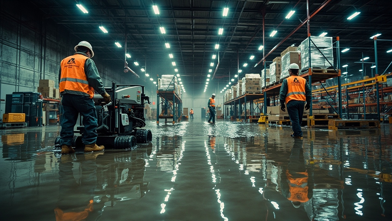 Industrial Flood Recovery Requires Structural Drying and Contamination Control Beyond Residential Methods