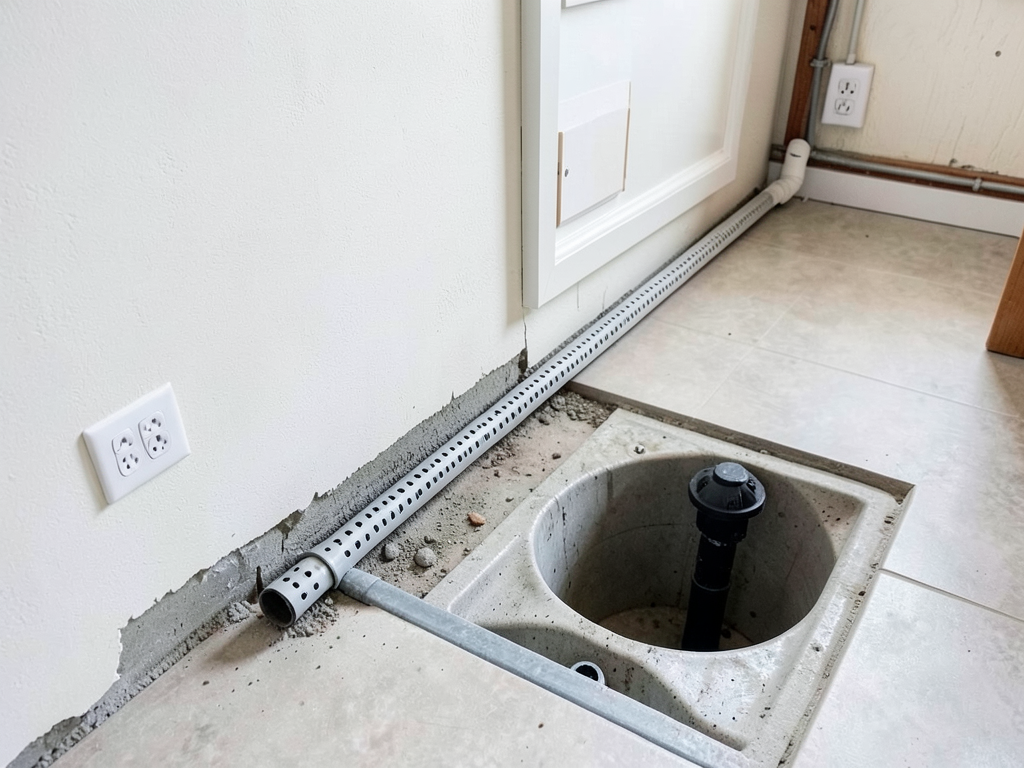 Comparing French drains and interior perimeter drains for Northland basement waterproofing