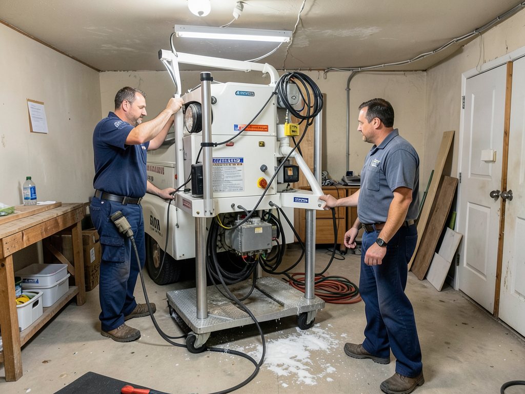 Fixing the mess after a water heater bursts in you