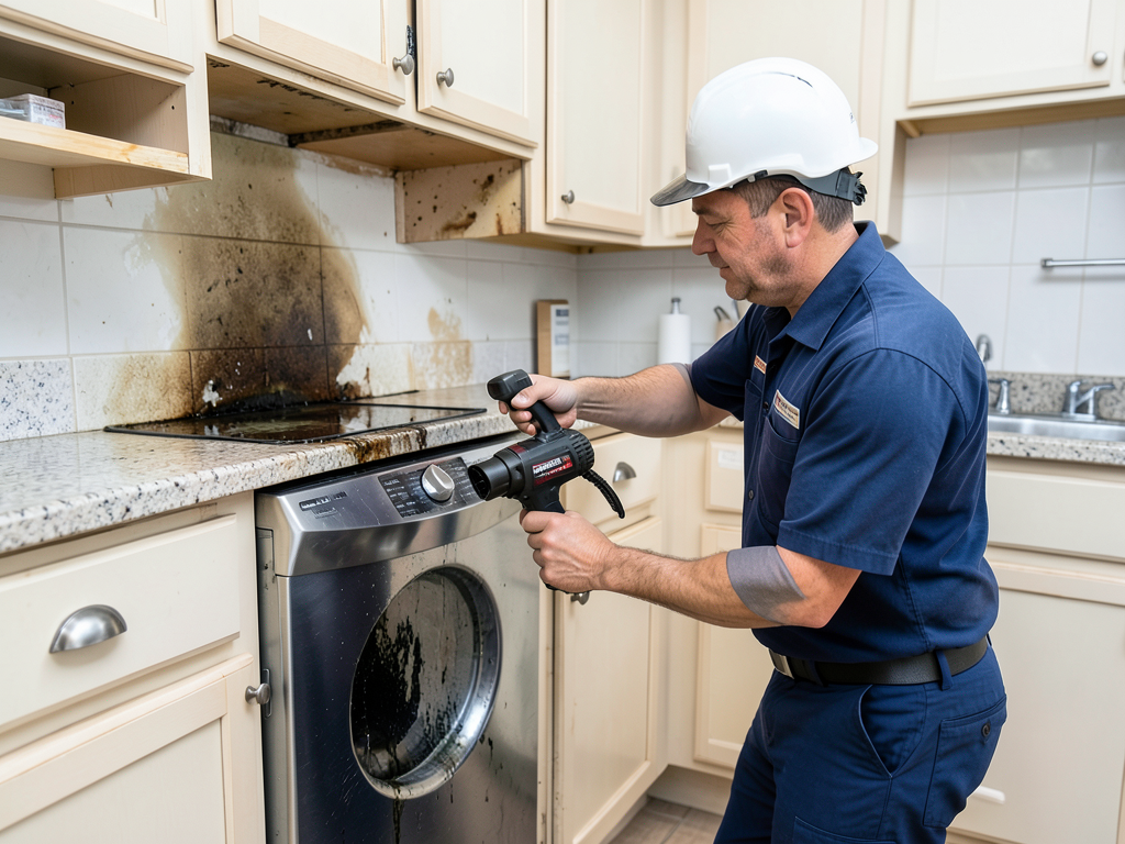 What to do when your dishwasher leaks all over you