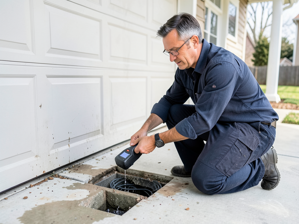 What to do when your Olathe garage floor drain starts backing up